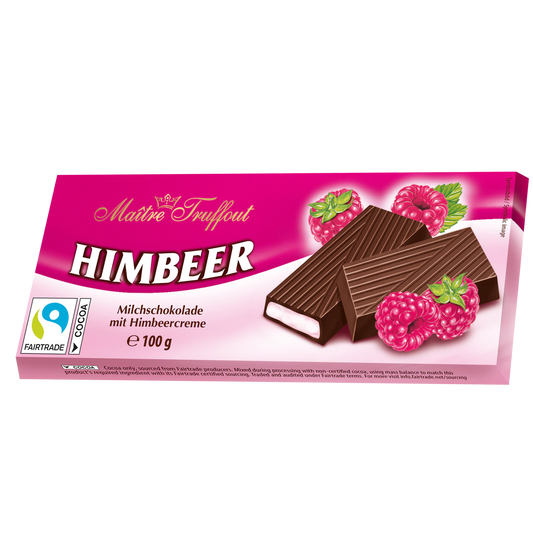 Maître Truffout Cremeschokolade Himbeer 100g