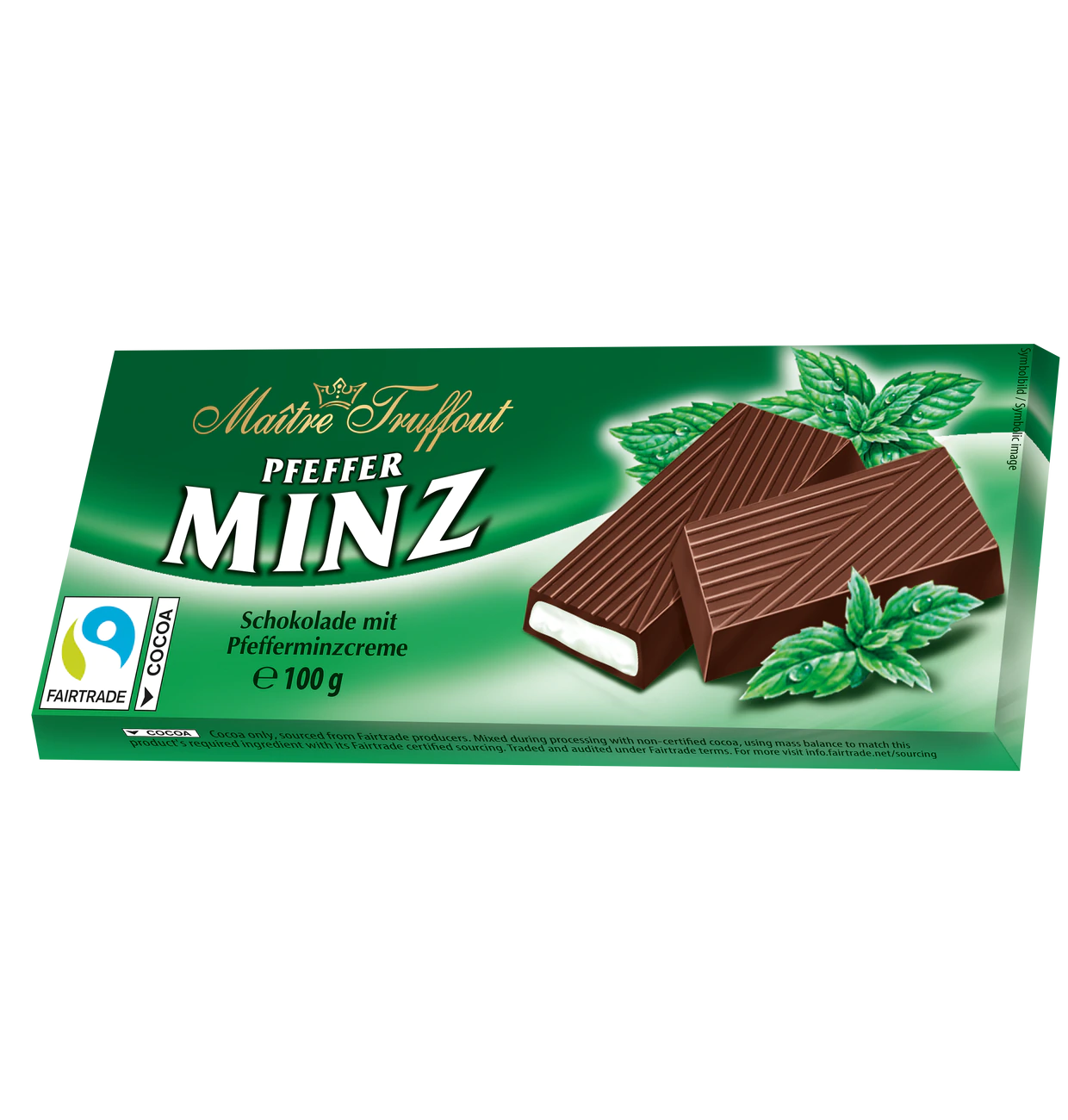 Maître Truffout Cremeschokolade Pfefferminz 100g
