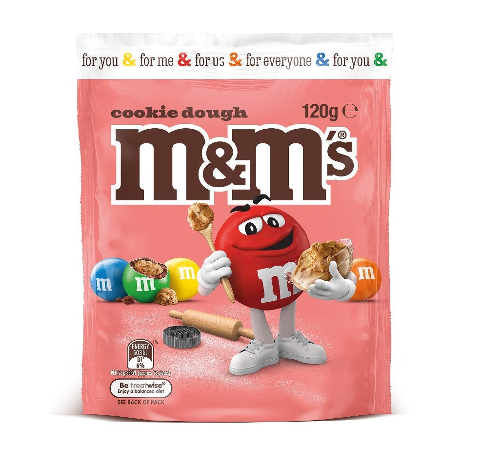 M&M'S Cookie Dough Schokolinsen 120g