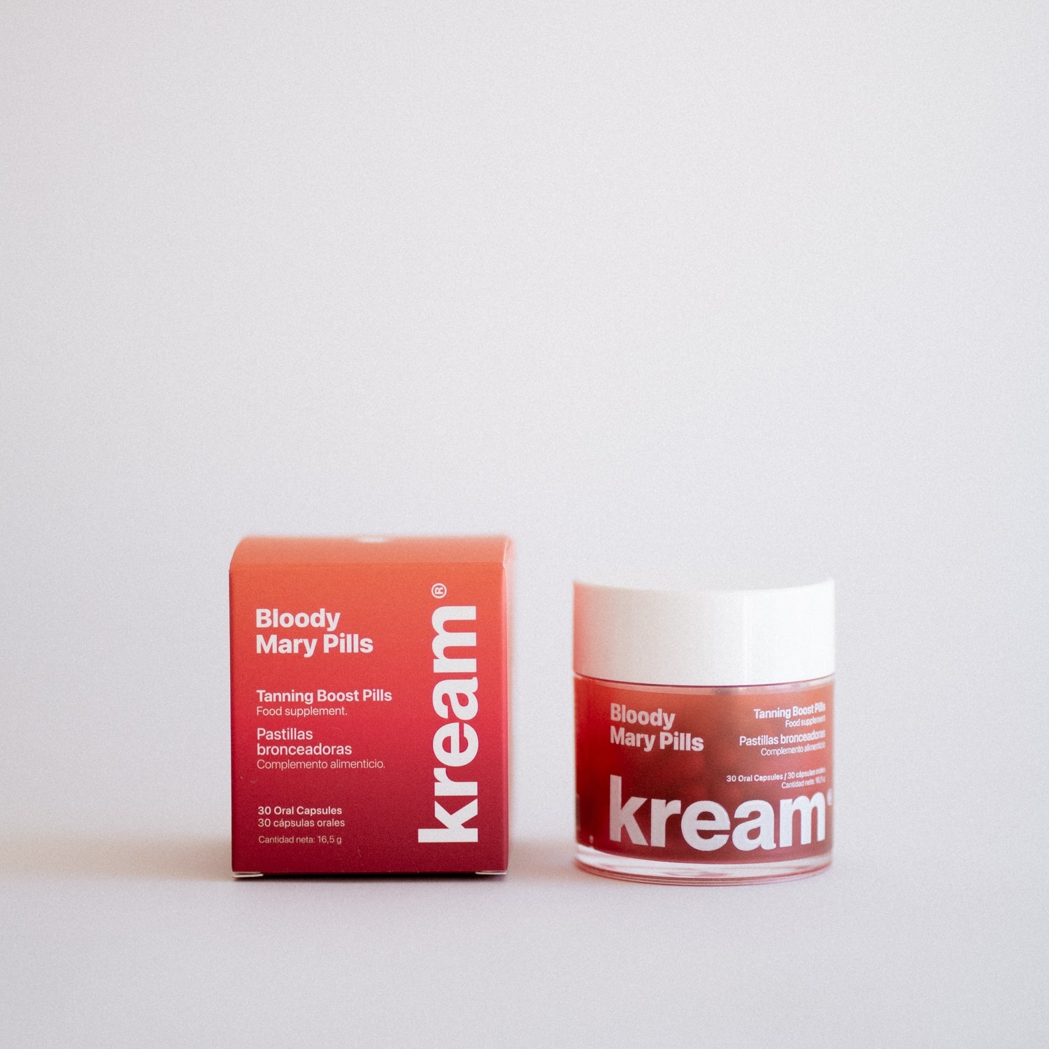 KREAM KREAM Bloody Mary Bräunungspillen 30 Stück Pastillas Bronceadoras Kosmetik