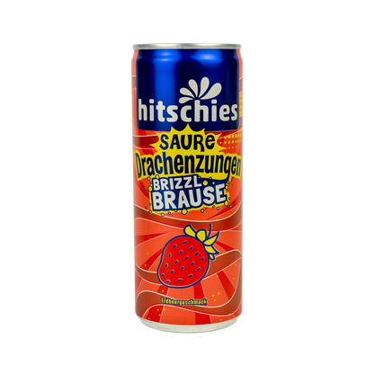 Hitschies Saure Drachenzungen brizzl Brause Erdbeere 250 ml