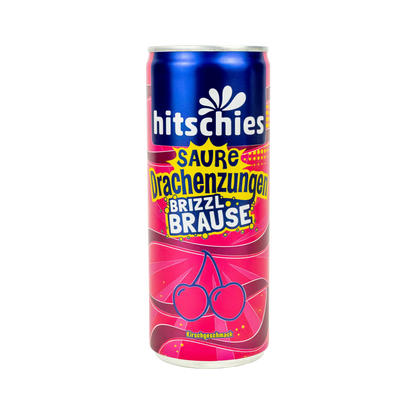 hitschies Saure Drachenzungen brizzl Brause Kirsche 250 ml