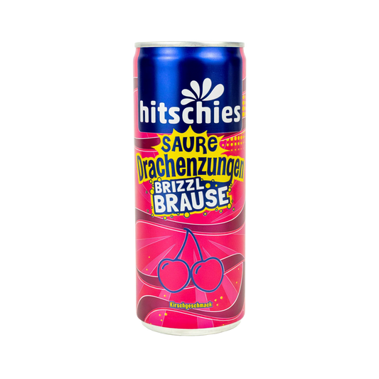 hitschies Saure Drachenzungen brizzl Brause Kirsche 250 ml