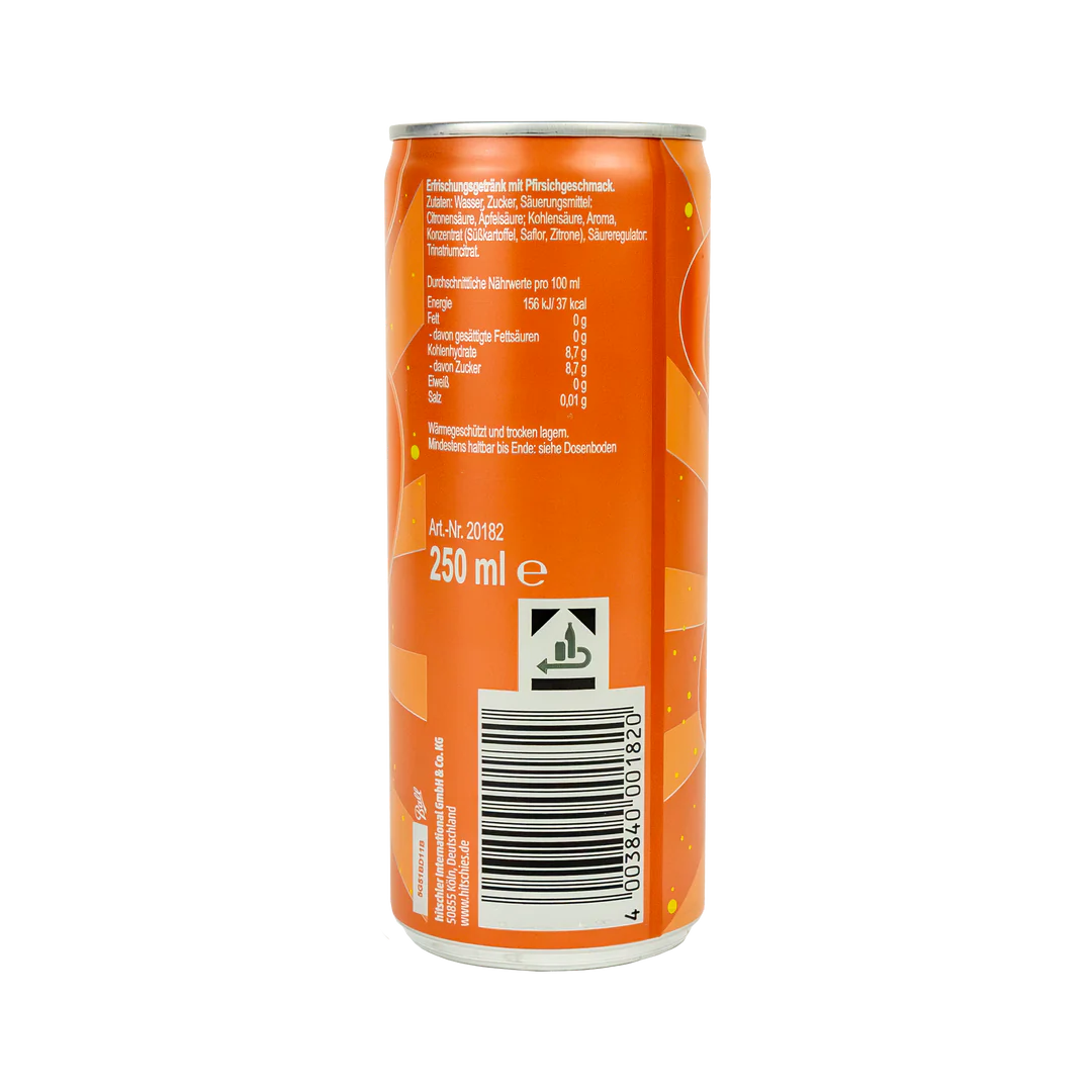 Hitschies Saure Drachenzungen brizzl Brause Pfirsich 250 ml