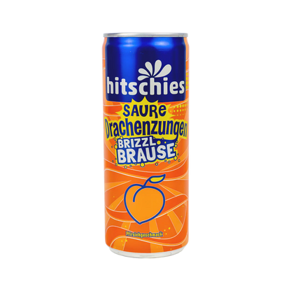 Hitschies Saure Drachenzungen brizzl Brause Pfirsich 250 ml