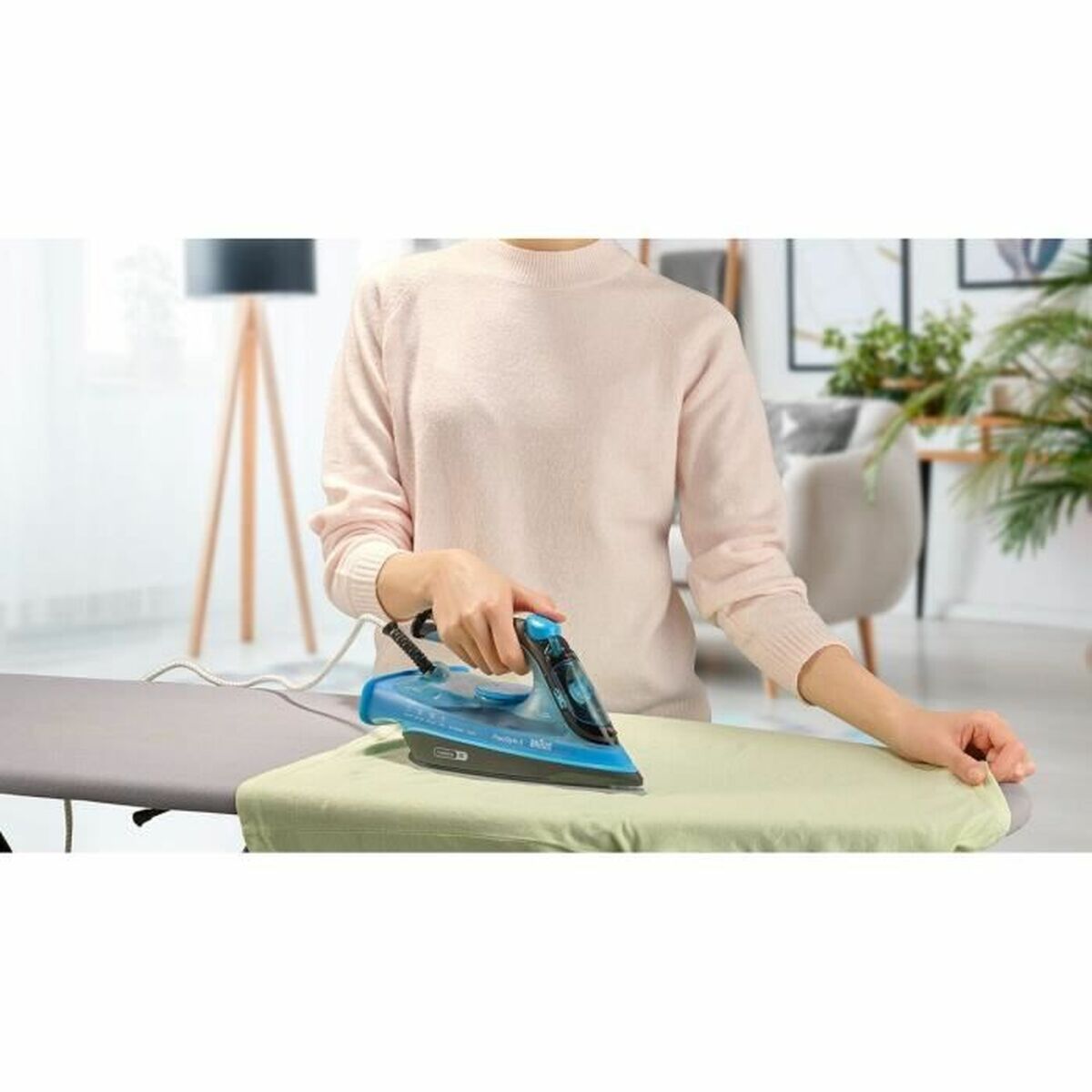 Braun FreeStyle 3 FI3194 BK Dampfbügeleisen 2400 W – Keramiksohle & 200 g Dampfstoß