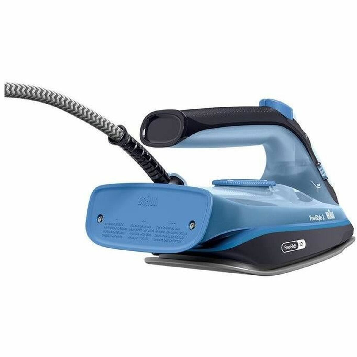 Braun FreeStyle 3 FI3194 BK Dampfbügeleisen 2400 W – Keramiksohle & 200 g Dampfstoß