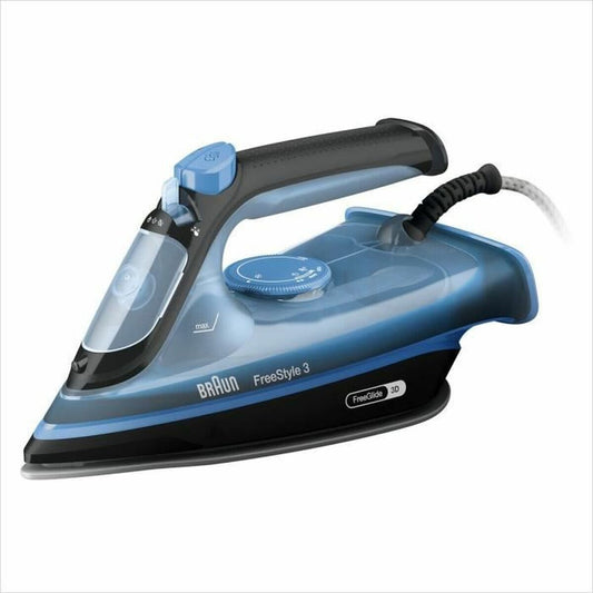 Braun FreeStyle 3 FI3194 BK Dampfbügeleisen 2400 W – Keramiksohle & 200 g Dampfstoß