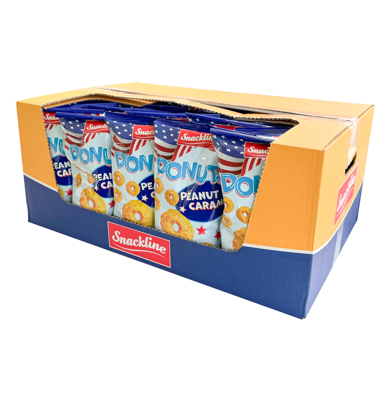 Snackline Donut Ringe Karamell-Erdnuss 100g