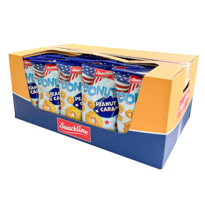 Snackline Donut Ringe Karamell-Erdnuss 100g