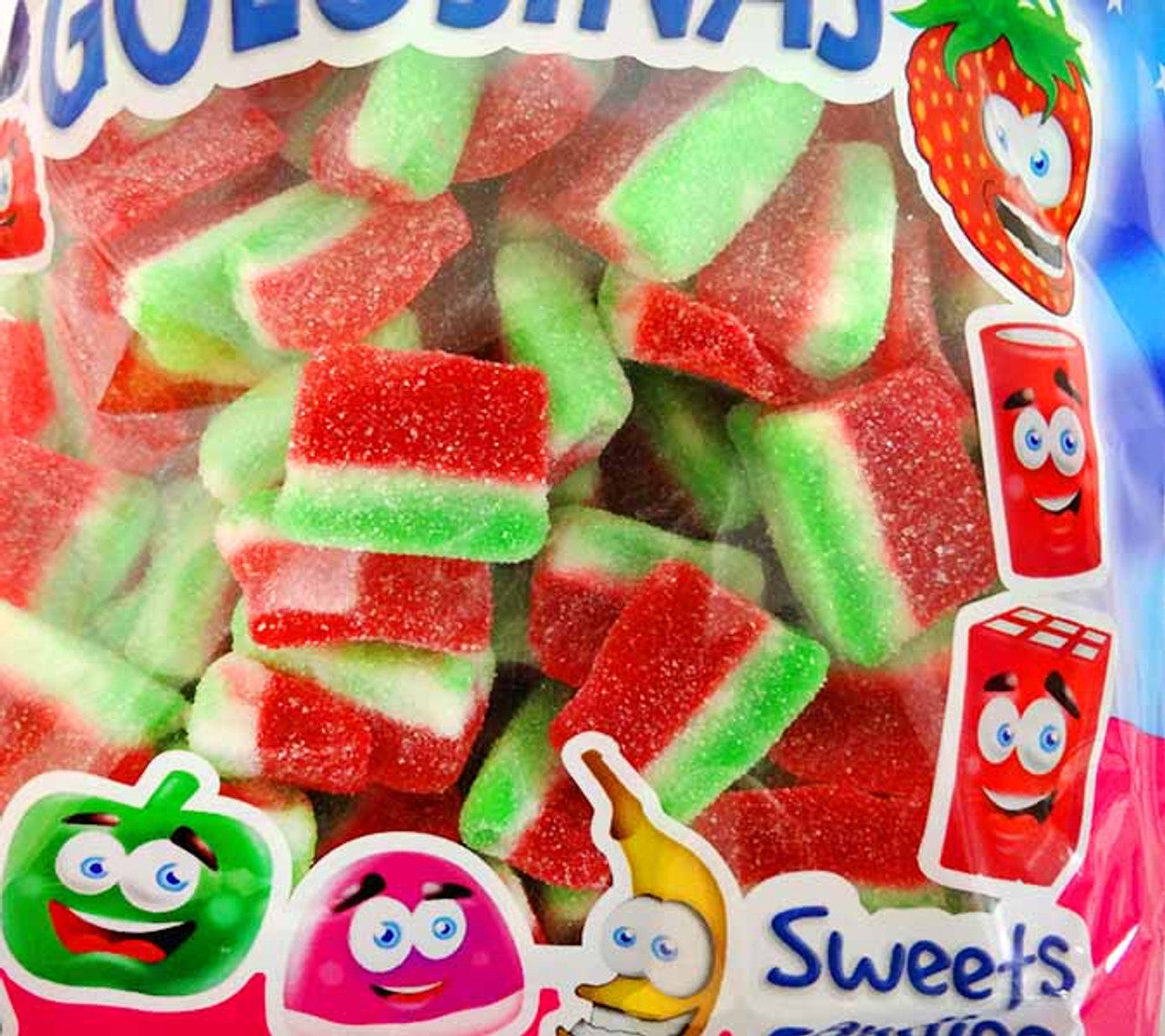 Dulceplus Jelly Mini Sour Watermelon Slices 1 Kg