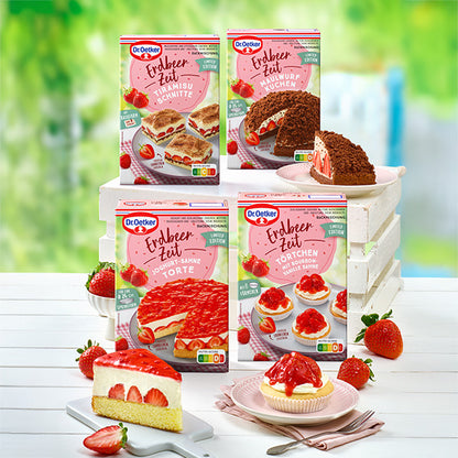Dr Oetker Backmischung Erdbeer Zeit Törtchen