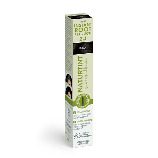 NATURTINT NATURTINT Instant Root Retouch 2 in 1 Dunkelbraun 10 ml temporärer Ansatzretusche Haarfarbe