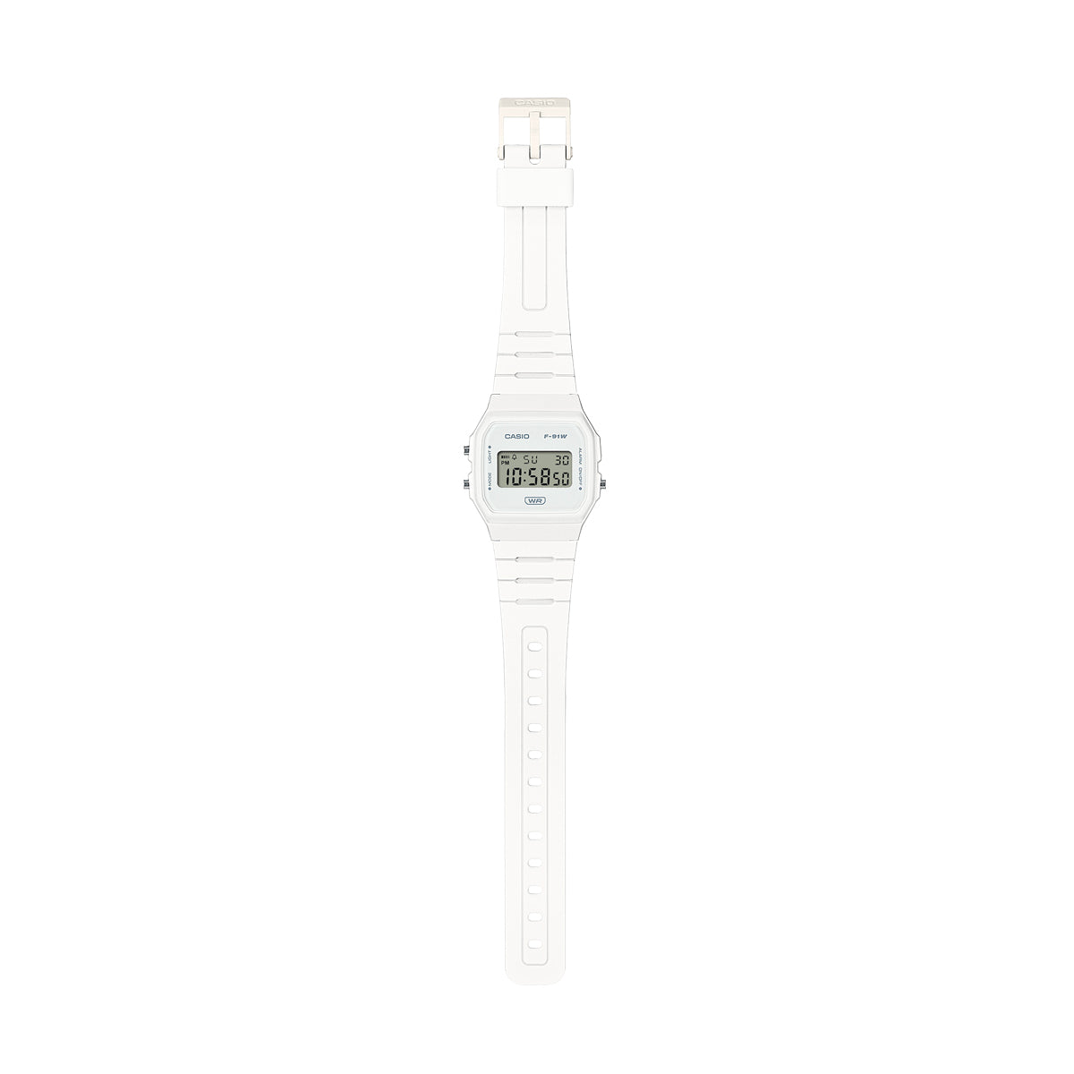 CASIO VINTAGE Mod. F-91 BIO RESIN STRAP - WHITE ansicht-3