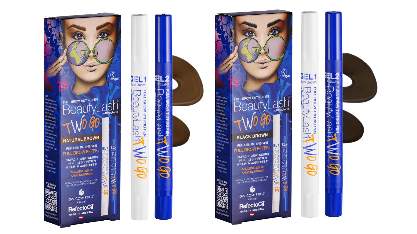 REFECTOCIL REFECTOCIL Beauty Lash Two Go Augenbrauen-Tinte Natural Brown 2 Stück Haarfarbe