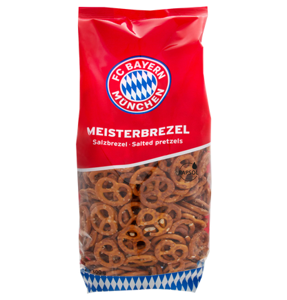FC Bayern München Mini Brezel Salzbrezel - Laugengebäck 300g - Meisterbrezeln