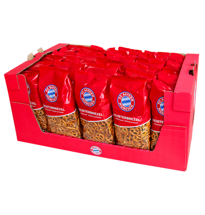 FC Bayern München Mini Brezel Salzbrezel - Laugengebäck 300g - Meisterbrezeln