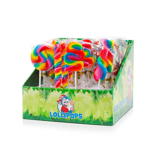 Felko Mini Lollipops Assorti Rainbow 17 gr. 24 Stück