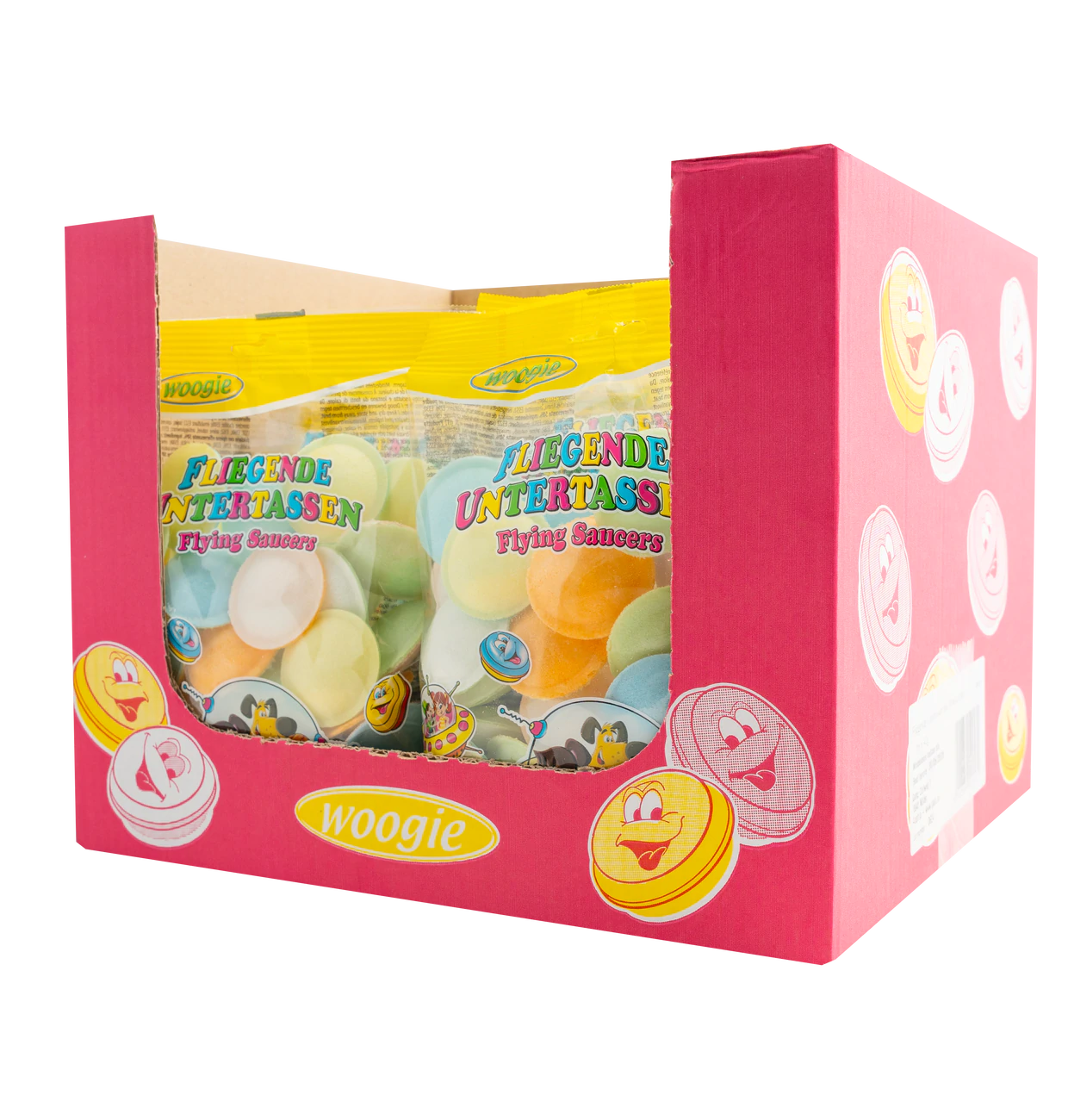 Fliegende Untertassen mit Brausefüllung 42g Beutel