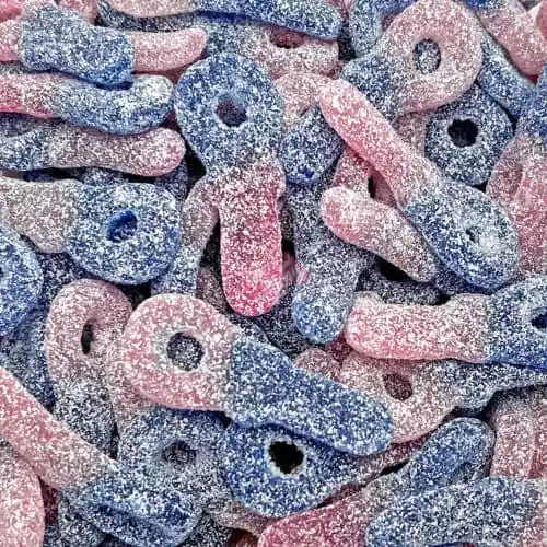 Frisia Vegane saure Bubblegum Fruchtgummi Schnuller 1 Kg