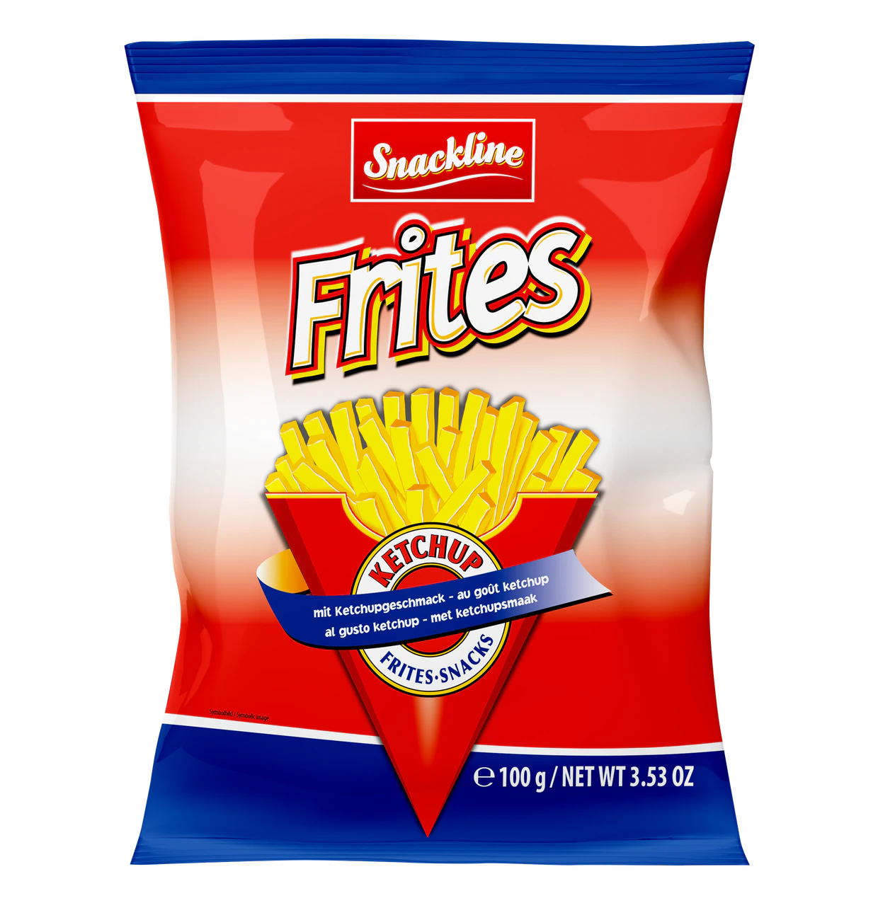 Frites Snacks mit Ketchupgeschmack 100g Ketchup mal anders