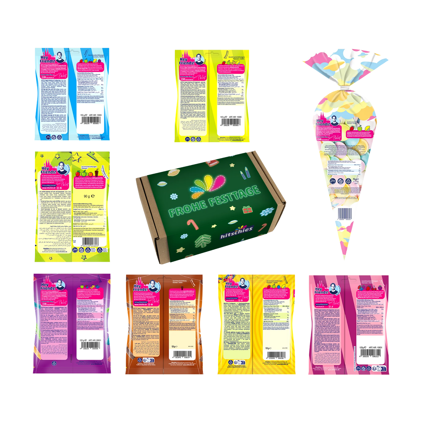 hitschies Frohe Festtage Box 1080g