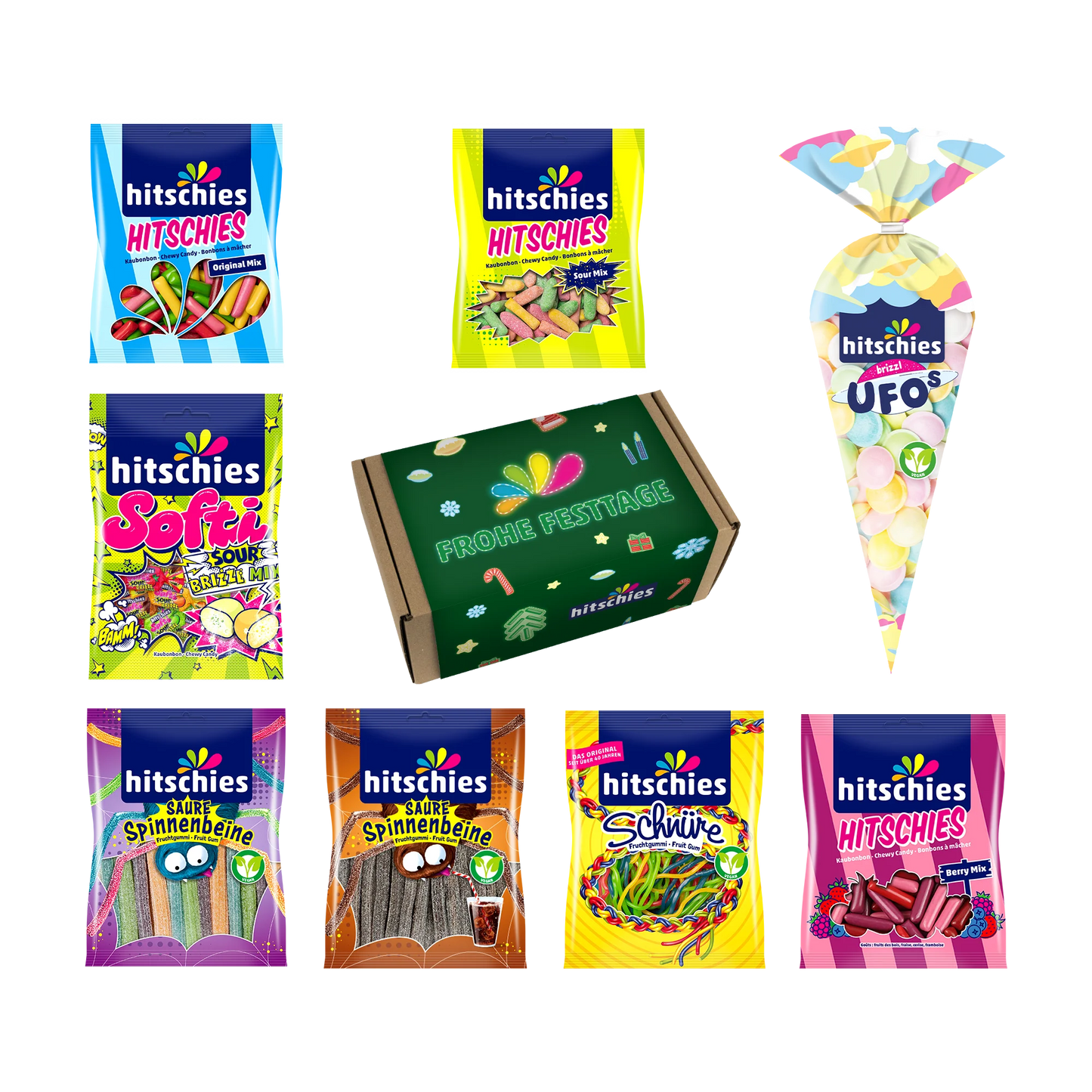 hitschies Frohe Festtage Box 1080g