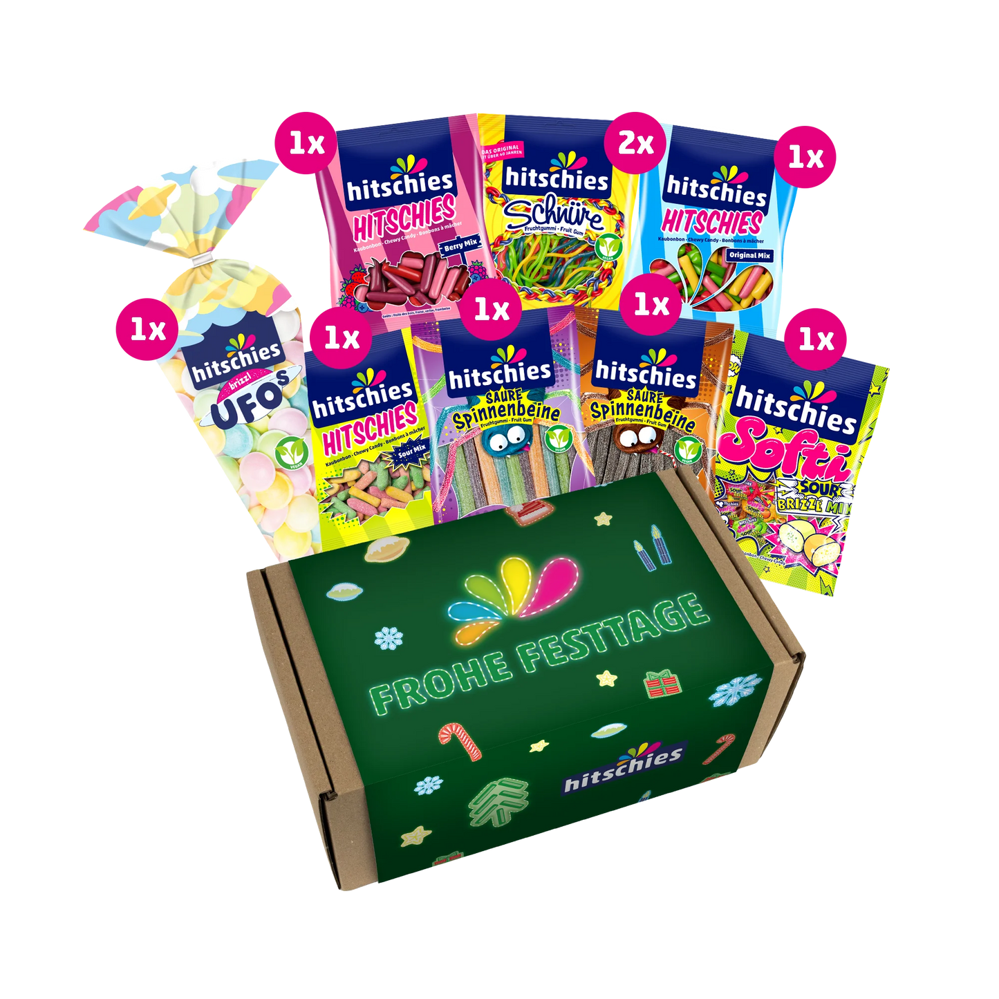 hitschies Frohe Festtage Box 1080g