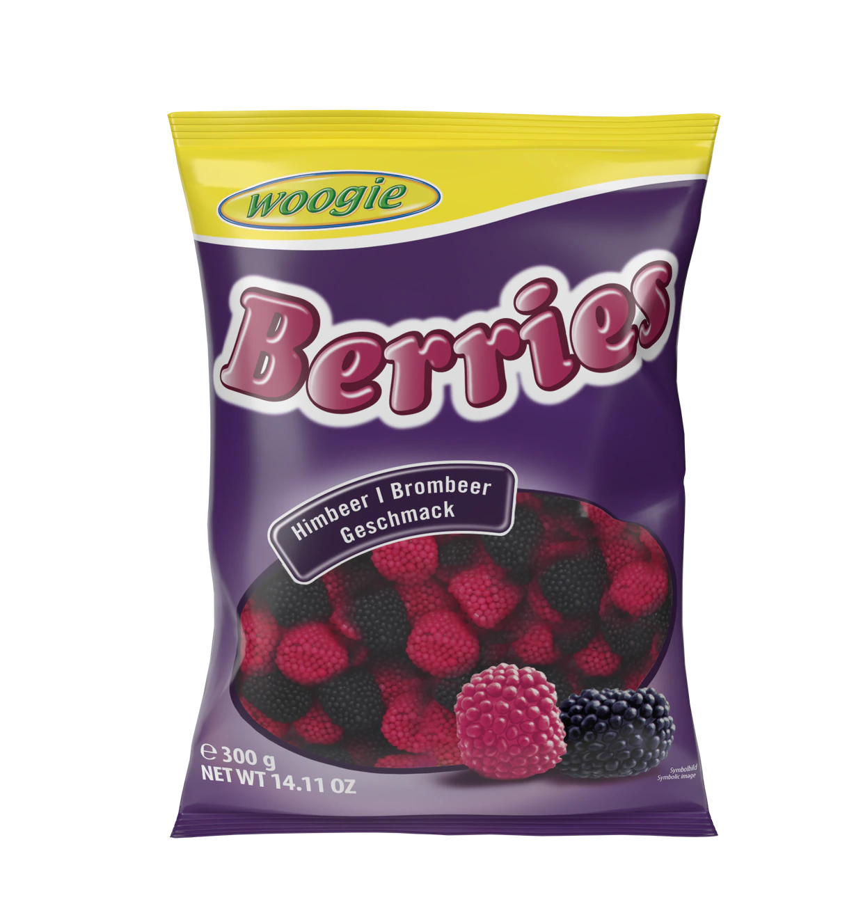 Fruchtgummibeeren-Auslese 300g Mit natürlichen Aromen und Fruchtsaft.