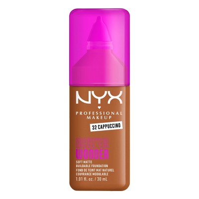 NYX NYX Make'em Wonder Foundation 32 Cappuccino 30 ml Flüssige Foundation