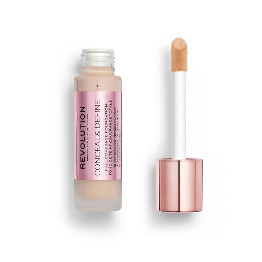 REVOLUTION MAKE UP Conceal y Define Full Coverage Foundation F5 23 ml