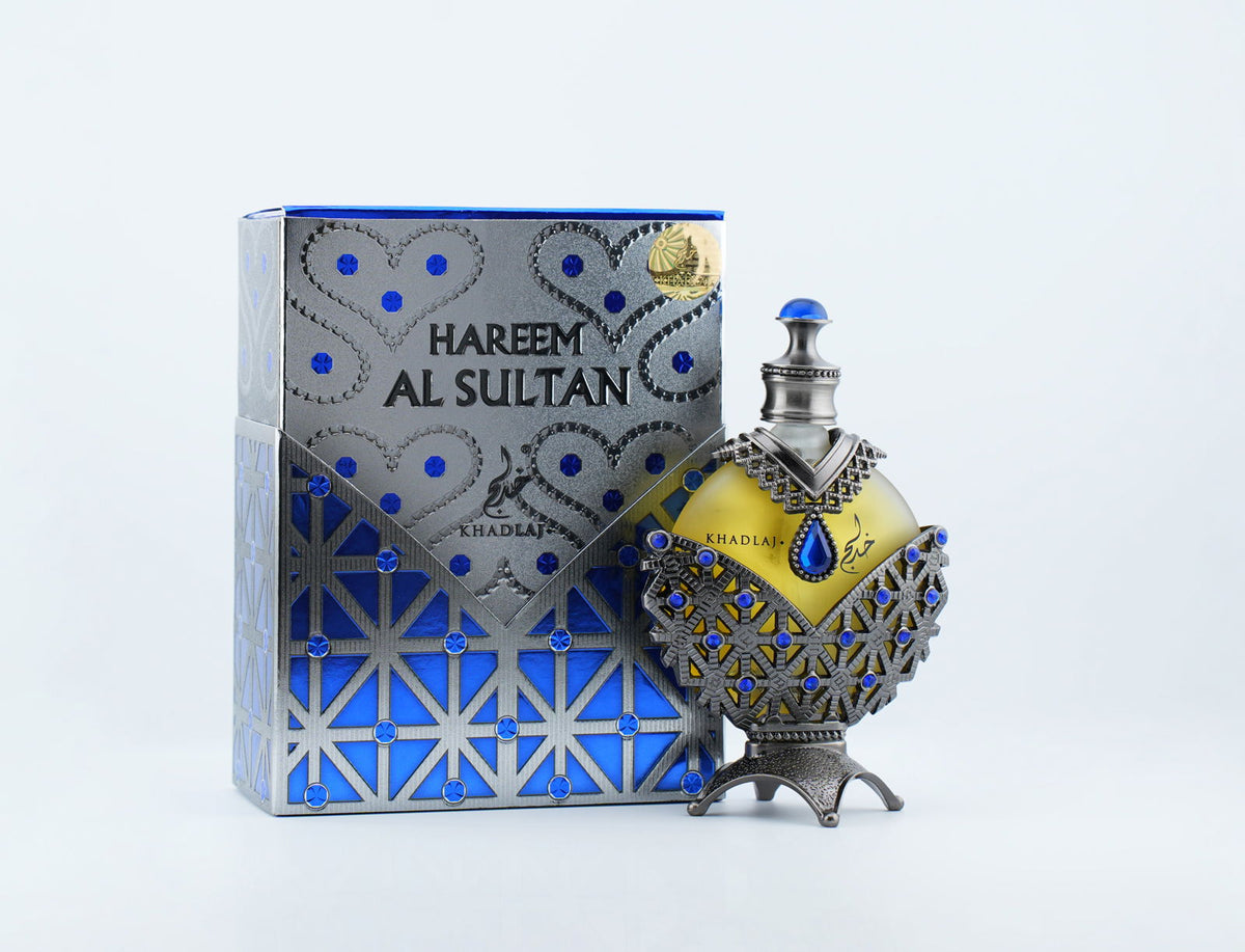 Khadlaj Perfumes Hareen Sultan Blue Concentrated Oil Perfume 35ml