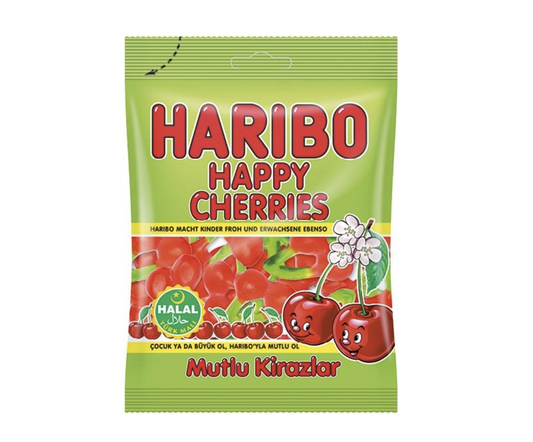 Haribo Halal Happy Cherries 100g