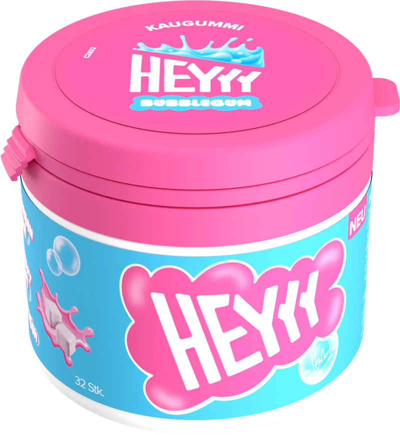 HEYYY Gums Kaugummi Bubblegum 68g