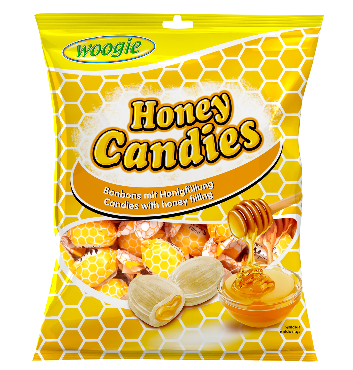 Woogie Honey Candies - Bonbons mit Honigfüllung 150g