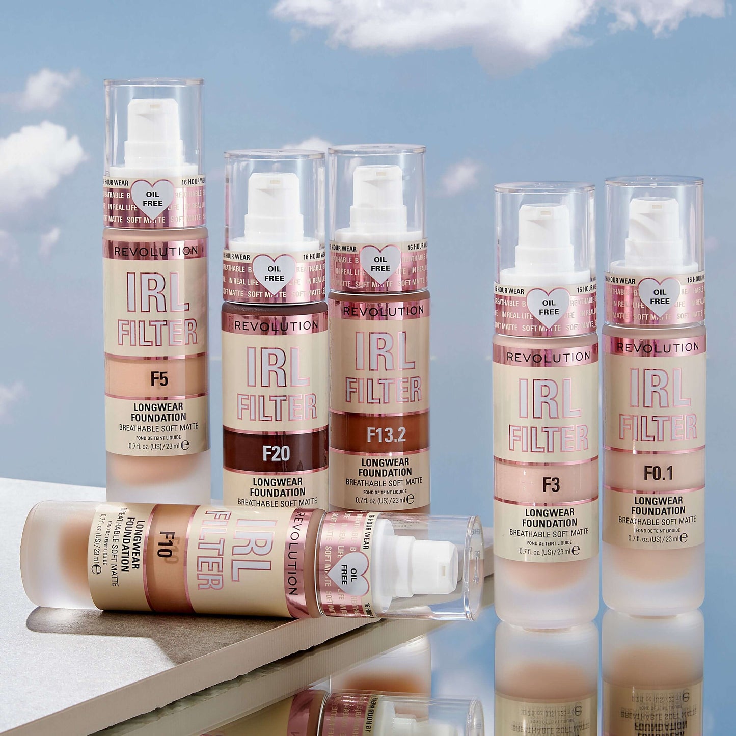REVOLUTION MAKE UP Irl Filter Longwear Foundation F10 23 ml Make-up Foundation