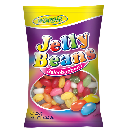 Woogie Jelly Beans 250g Gefüllte Gelee-Bohnen