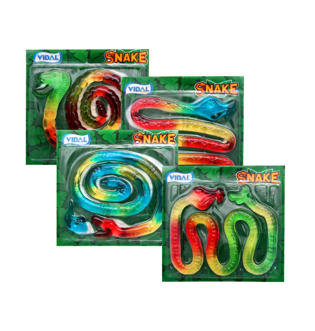 Vidal Jelly Snake 66g Fruchtgummi Riesenschlange Ideal für jede Kinder-Party – Produktansicht