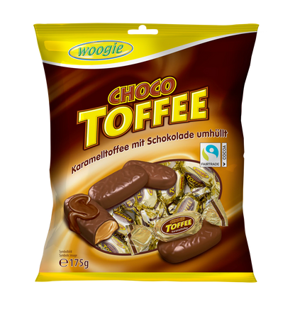 Woogie Karamell Toffee mit Schokolade 175g