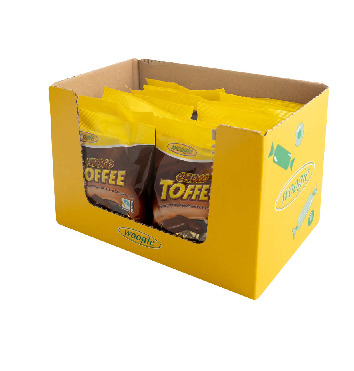 Woogie Karamell Toffee mit Schokolade 175g