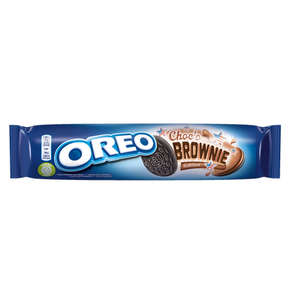 Oreo Choc'o Brownie 154g Kakaokekse mit Schokogeschmack-Füllung