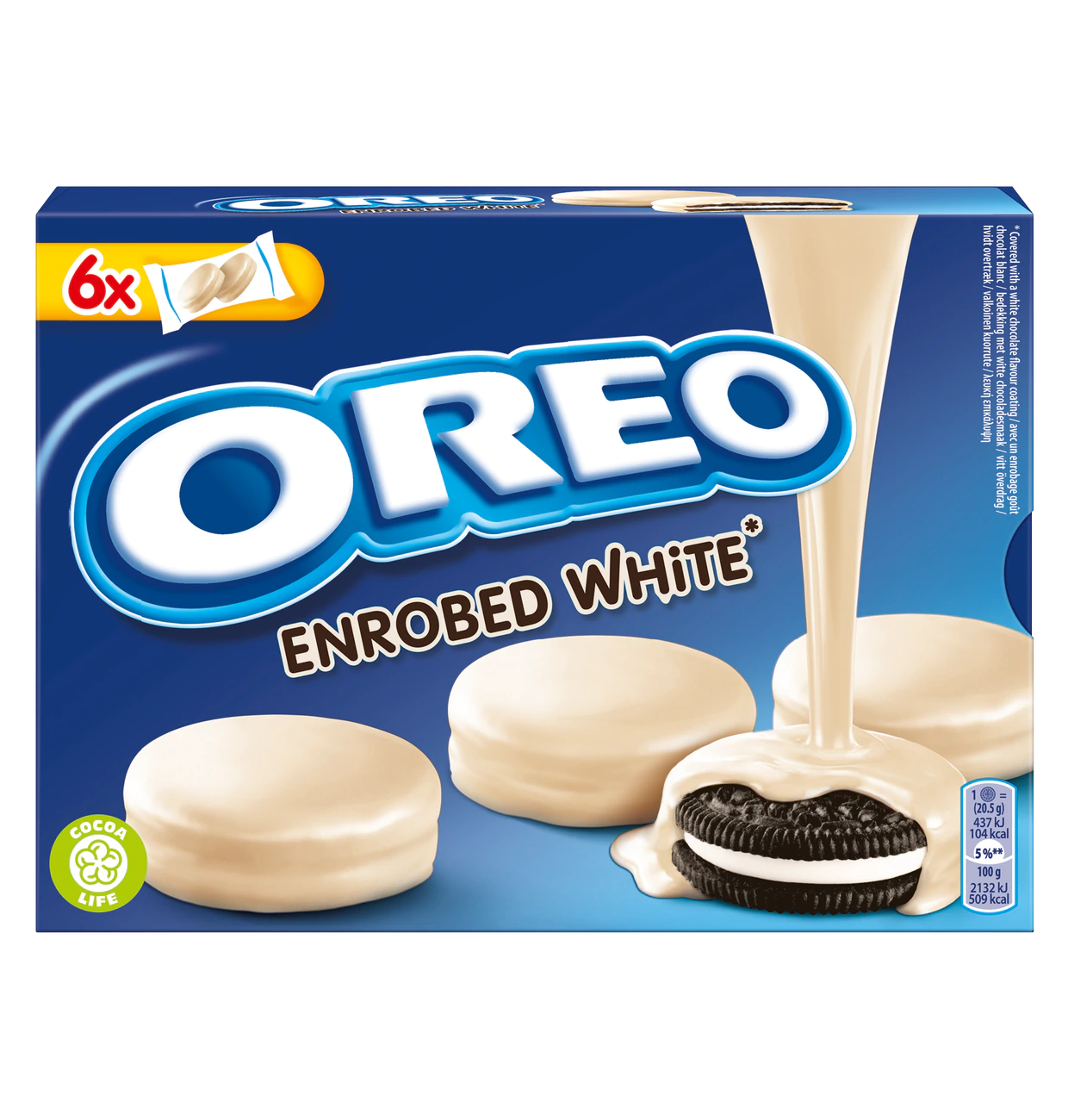 Kekse Oreo Enrobed White 246g – Produktansicht