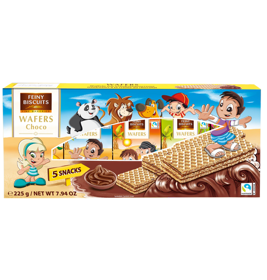 Waffeln mit Kakaocremefüllung 225g in verschiedenen Motiven