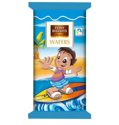 Waffeln mit Kakaocremefüllung 225g in verschiedenen Motiven