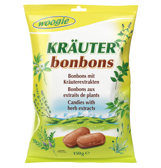Kräuterbonbons 150g Kräuterbonbons mit 20 verschiedenen Kräutern