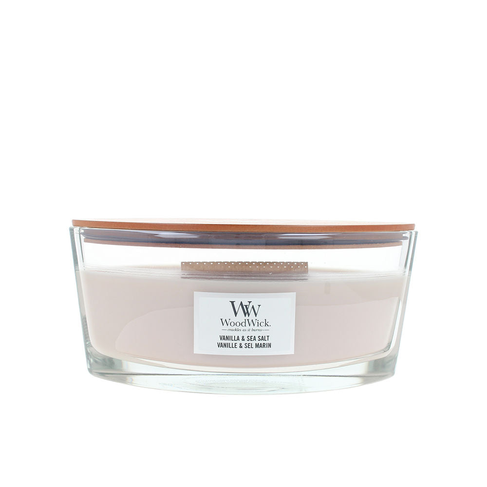 WOODWICK candle #Vanilla &amp; Salt Sea 453.6 gr