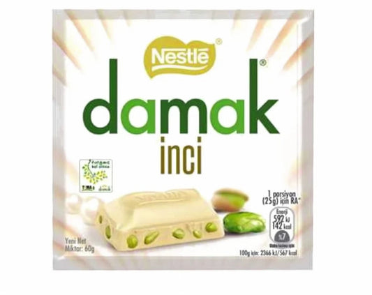 Nestle Damak inci weisse Schokolade & Pistazien 60g