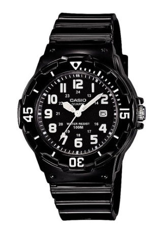 CASIO COLLECTION & VINTAGE CASIO COLLECTION Mod. LADY DIVER - FULL BLACK – Produktansicht