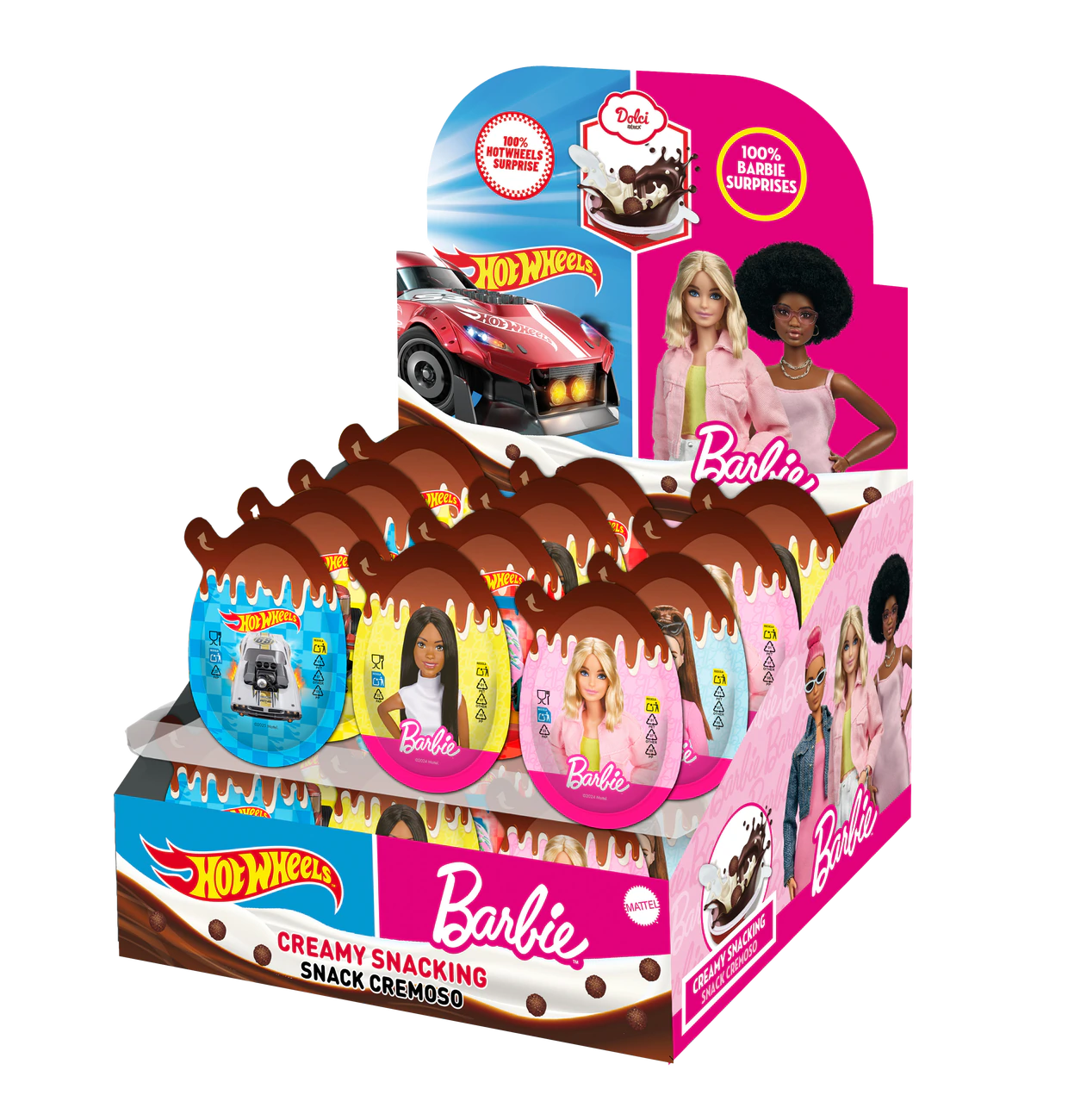 Löffel-Ei Überraschungsei Barbie & Hot Wheels 17,5g 1 Stück