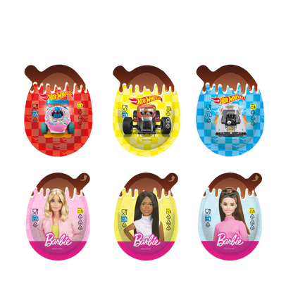 Löffel-Ei Überraschungsei Barbie & Hot Wheels 17,5g 1 Stück